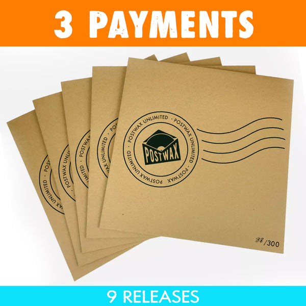 PostWax Unlimited 9 Release Subscription (3 Payments)