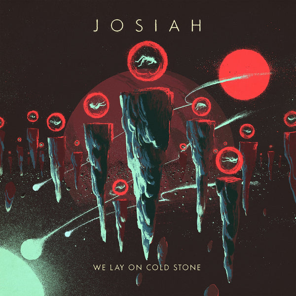 US ORDERS:  Josiah - We Lay On Cold Stone Ultra Rare Test Pressing w/Handmade Screenprinted Cover