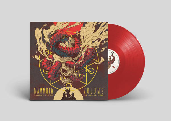 US ORDERS:  Mammoth Volume - The Cursed Who Perform The Larvagod Rites Worldwide Edition Dark Red LP