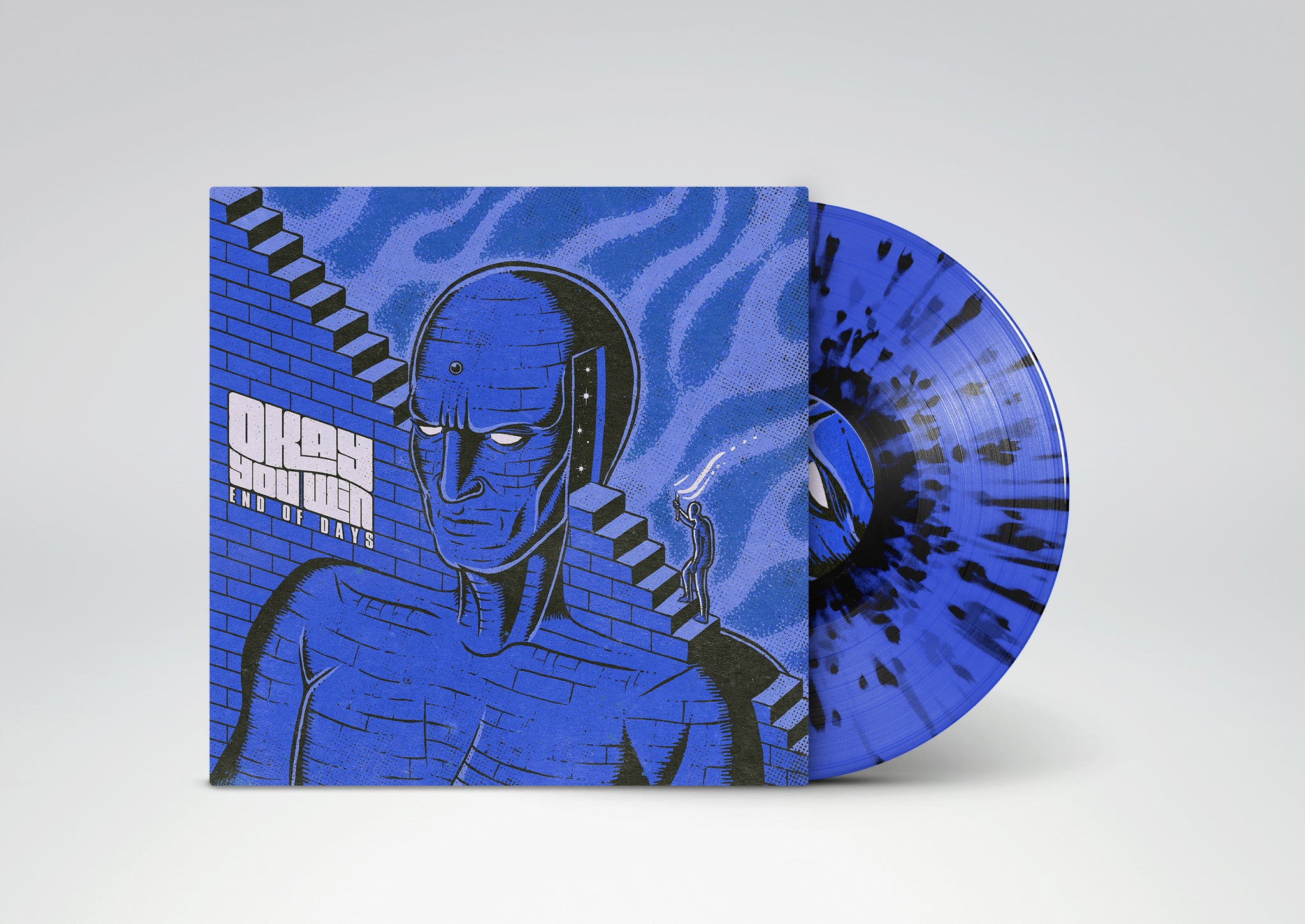 【美品】 THE UN OR U OUT 2LP初回限定(BLUE VINYL) EURO ORDERS: OKAY YOU WIN - End of Days Deluxe Vinyl Editions