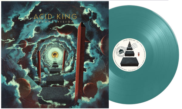EURO / UK ORDERS: Acid King - Beyond Vision Worldwide Edition Transparent Teal Green Vinyl LP