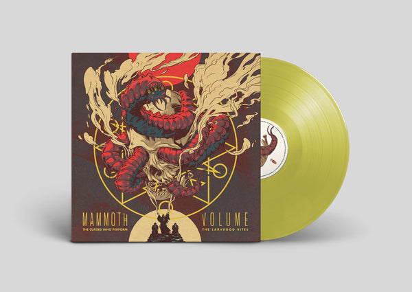 US ORDERS:  Mammoth Volume - The Cursed Who Perform The Larvagod Rites Limited Translucent Yellow LP