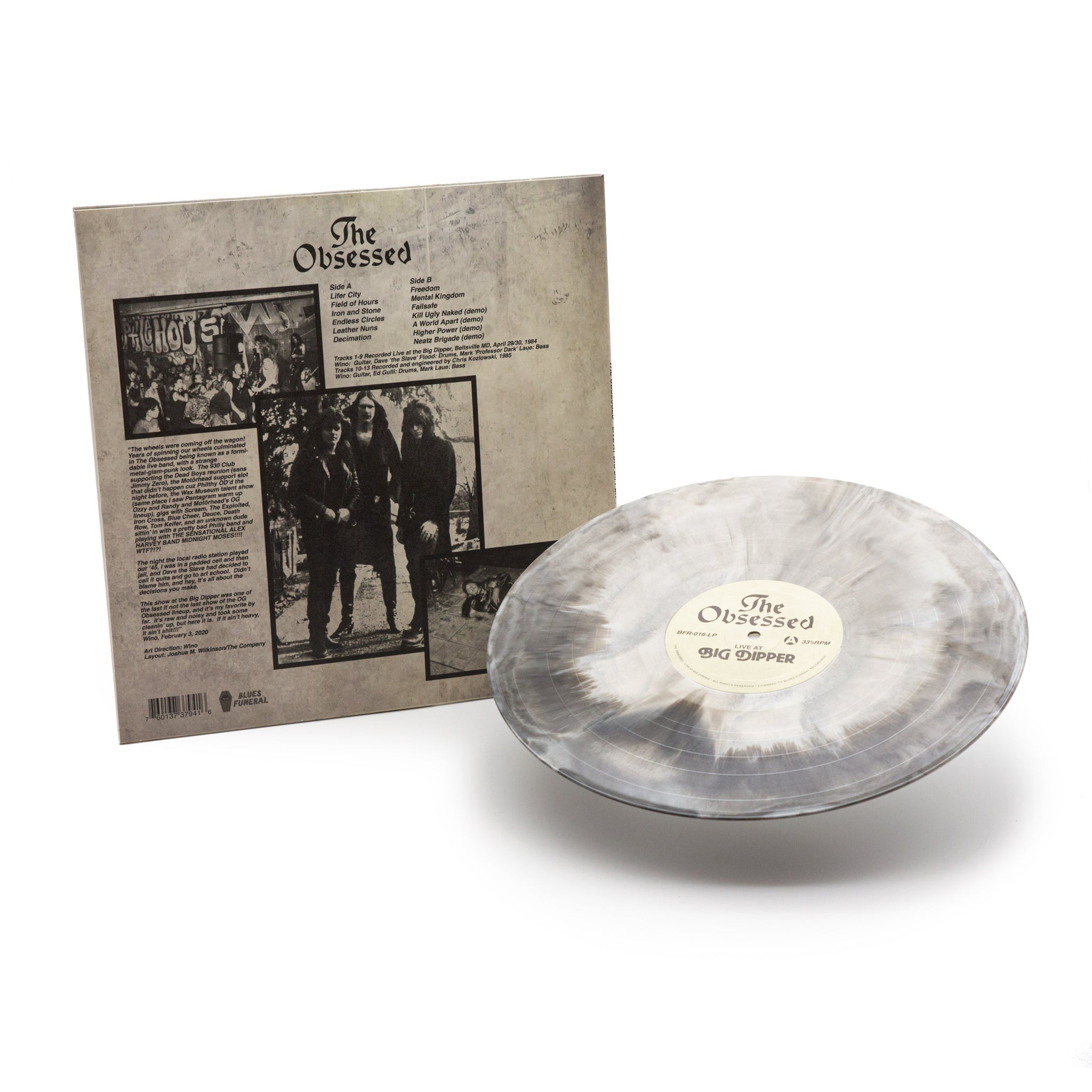 米LP Obsessed Live At Big Dipper (Silver Vinyl) BFR016C BLUES FUNERAL /00260 US ORDERS: THE OBSESSED 'Live at Big Dipper' (Authorized Bootleg