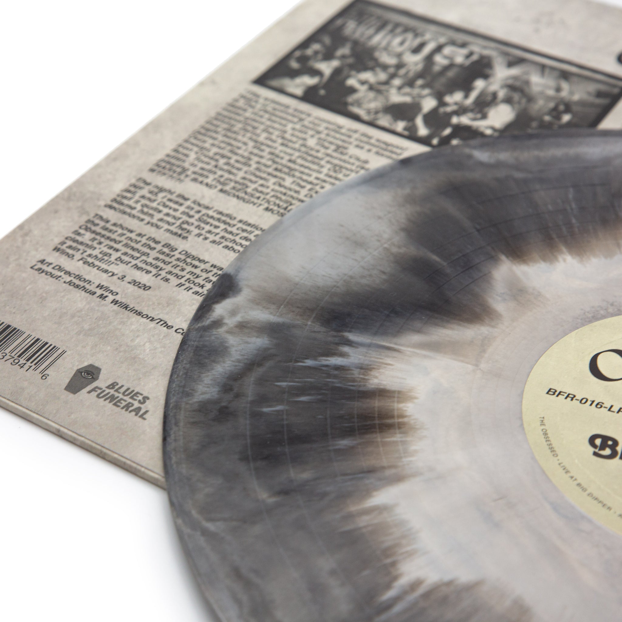 米LP Obsessed Live At Big Dipper (Silver Vinyl) BFR016C BLUES FUNERAL /00260 US ORDERS: THE OBSESSED 'Live at Big Dipper' (Authorized Bootleg
