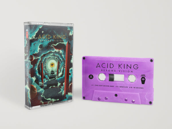 EURO / UK ORDERS:  Acid King - Beyond Vision Limited Lysergic Purple Swirl Cassette